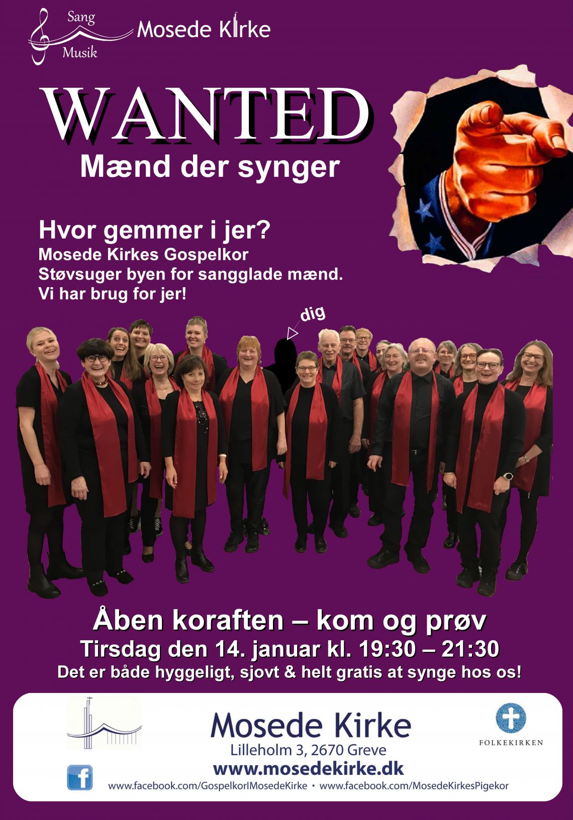 Åben koraften med Mosede Kirkes Gospelkor