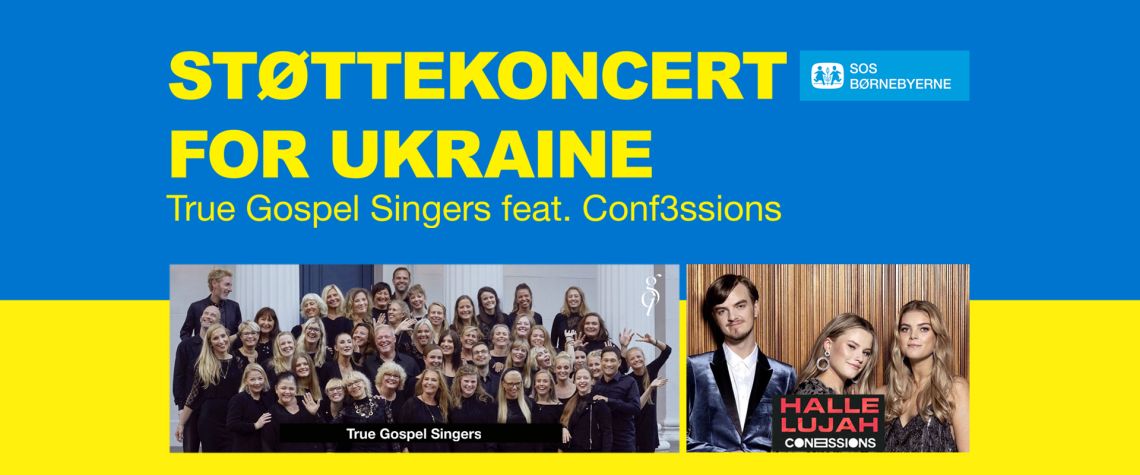 Støttekoncert for Ukraine feat. Conf3ssions