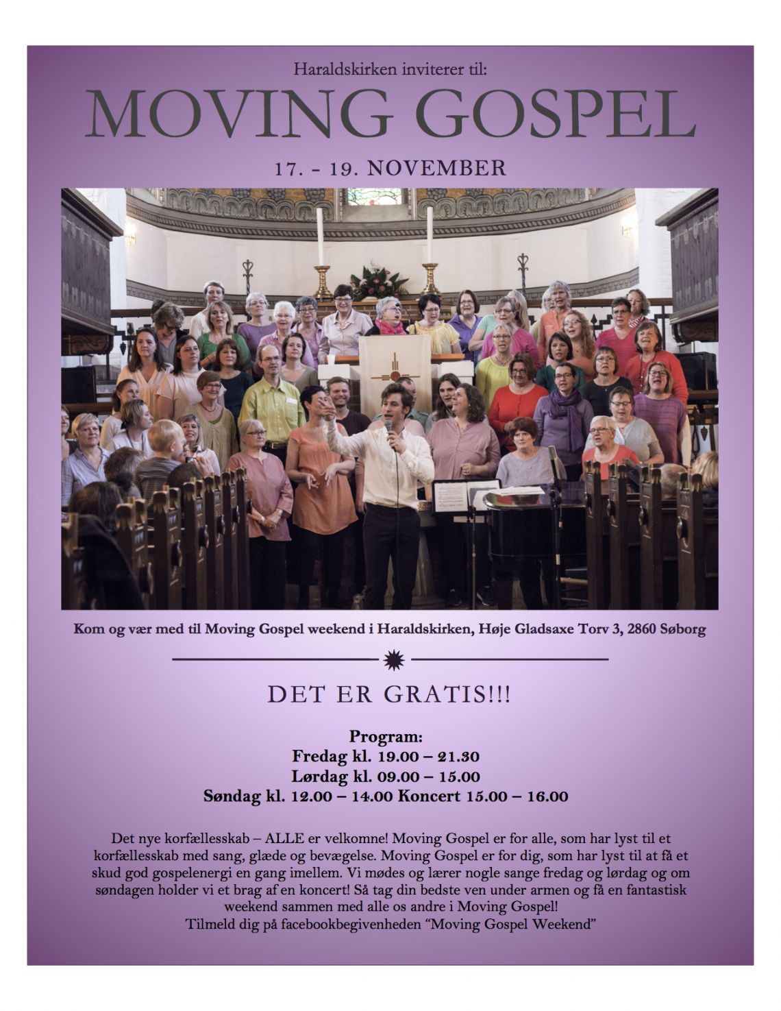 Moving Gospel Weekend