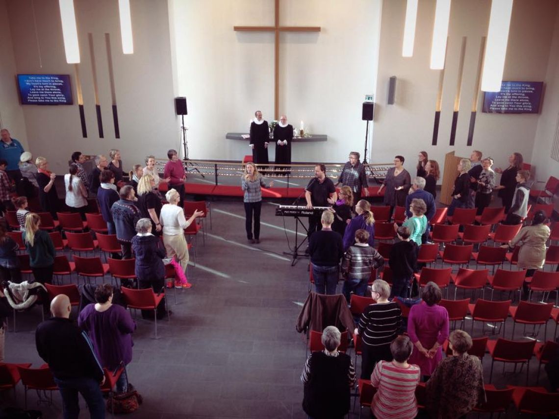 Gospelgudstjeneste med Voices of Gospel