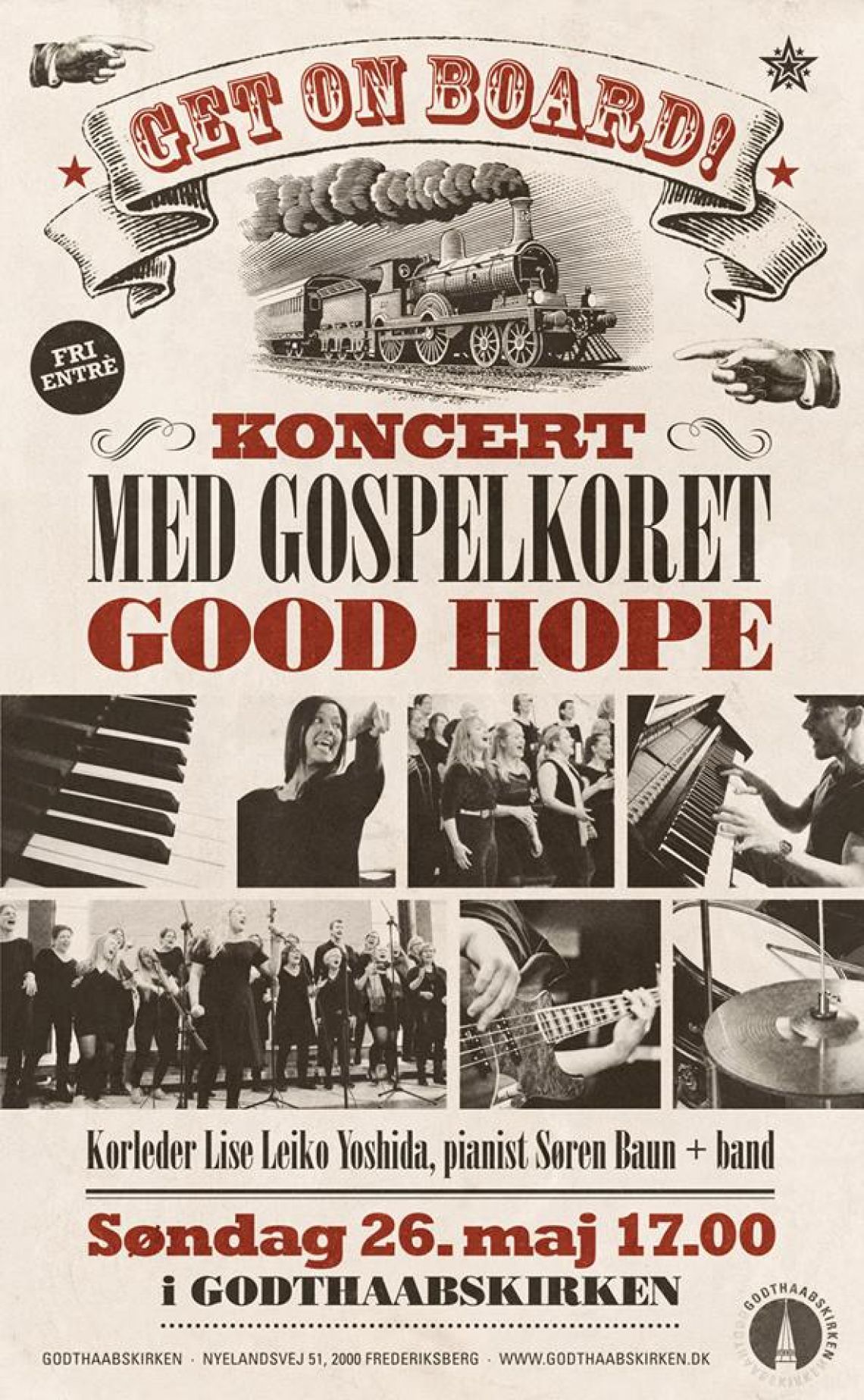 Gospelkoncert: Get on board!